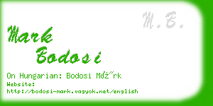 mark bodosi business card